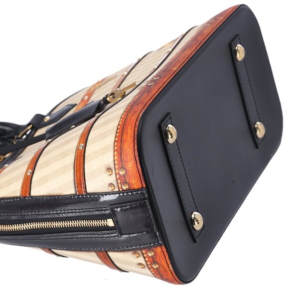 Louis Vuitton Time Trunk Alma PM Satchel Beige Multi - Picture 8 of 10
